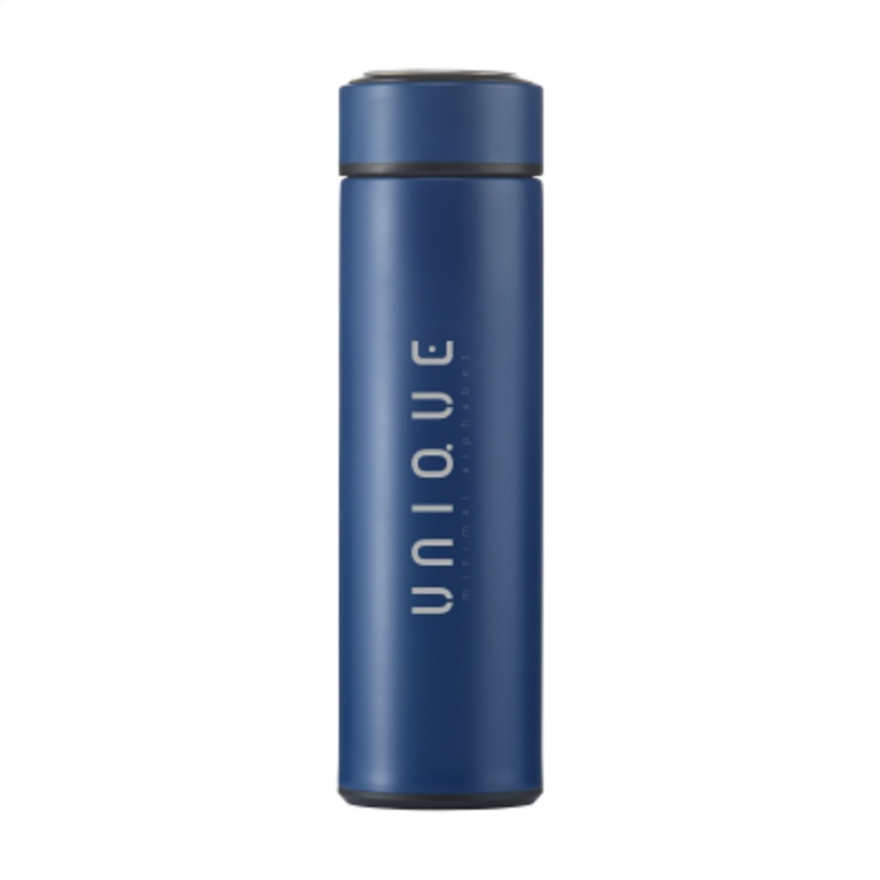 STRAIGHT STEEL BOTTLE DRINK BOTTLE 450 ML in Blue – Promise Promo