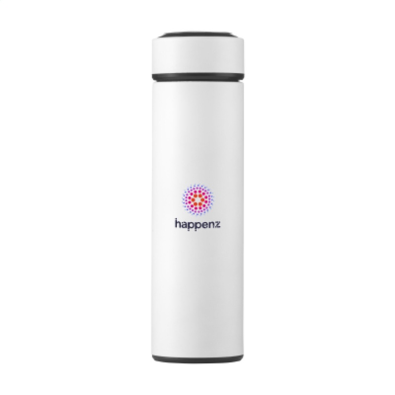 STRAIGHT STEEL BOTTLE DRINK BOTTLE 450 ML in White – Promise Promo