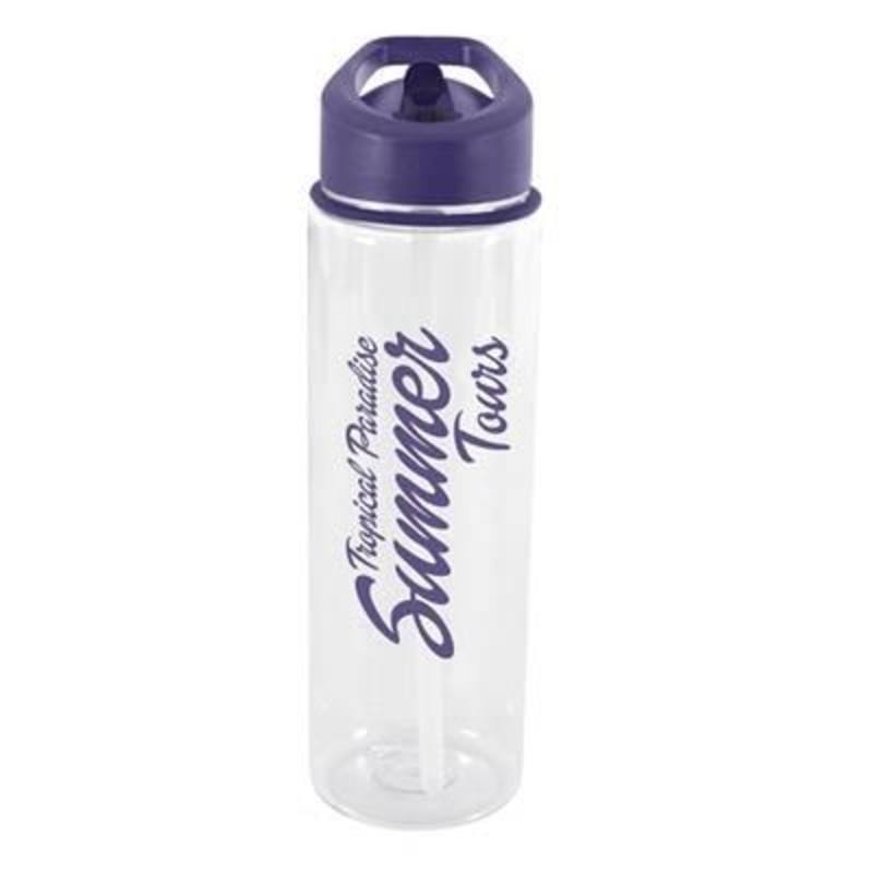 EVANDER 725ML SINGLE WALLED CLEAR TRANSPARENT PET PLASTIC DRINK BOTTLE – Promise Promo
