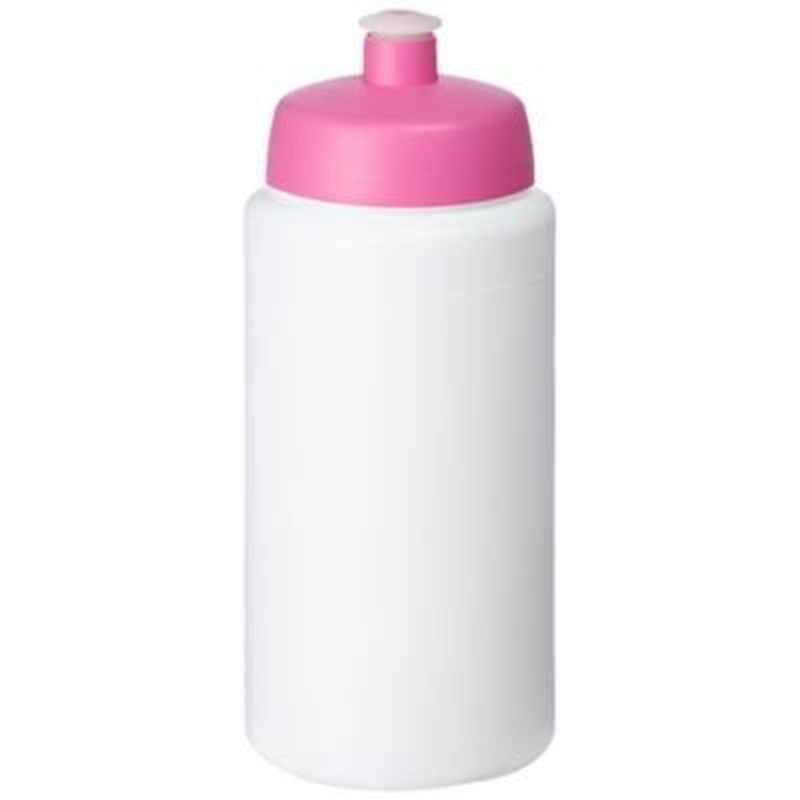 BASELINE PLUS GRIP 500 ML SPORTS LID SPORTS BOTTLE in White Solid-pink – Promise Promo