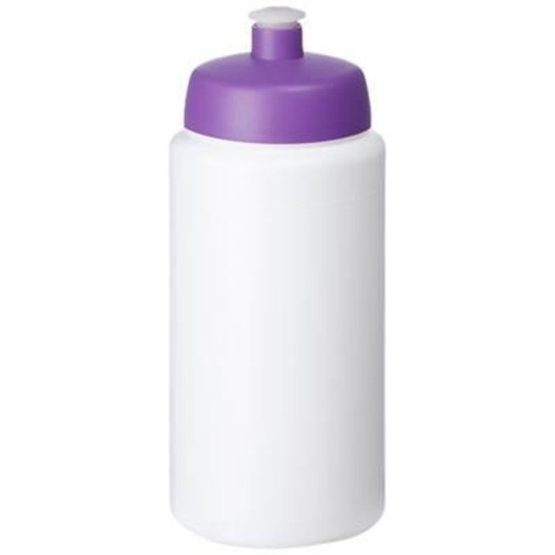BASELINE PLUS GRIP 500 ML SPORTS LID SPORTS BOTTLE in White Solid-purple – Promise Promo