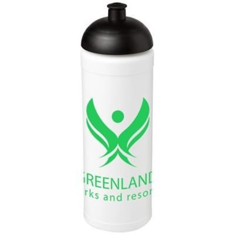 BASELINE PLUS GRIP 750 ML DOME LID SPORTS BOTTLE in White Solid-black Solid – Promise Promo