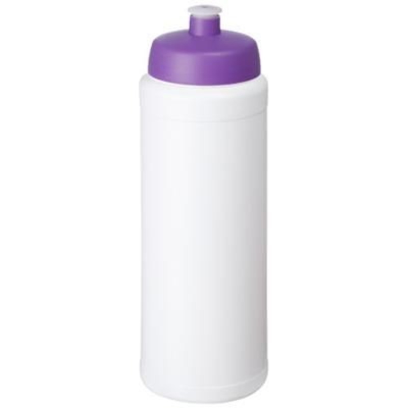 BASELINE PLUS GRIP 750 ML SPORTS LID SPORTS BOTTLE in White Solid-purple – Promise Promo