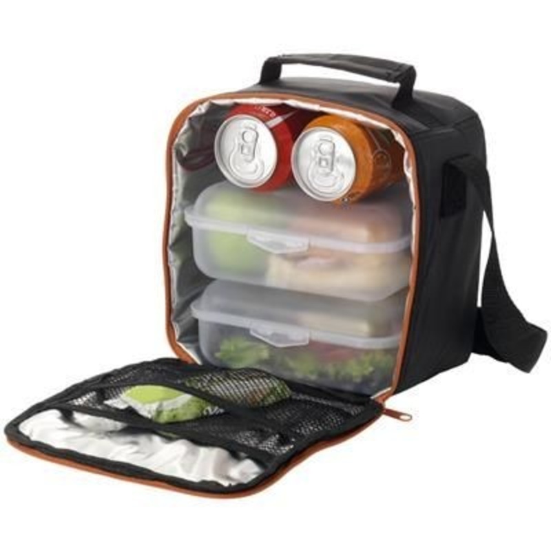 BERGEN LUNCH COOL BAG in Black Solid – Promise Promo