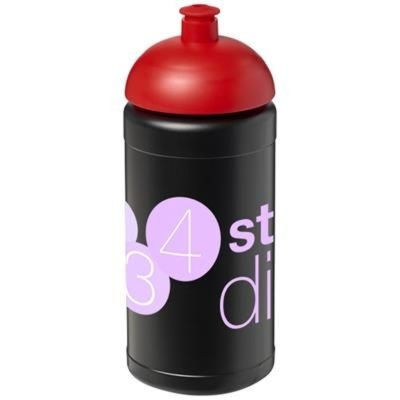 BASELINE PLUS 500 ML DOME LID SPORTS BOTTLE in Black Solid-red – Promise Promo