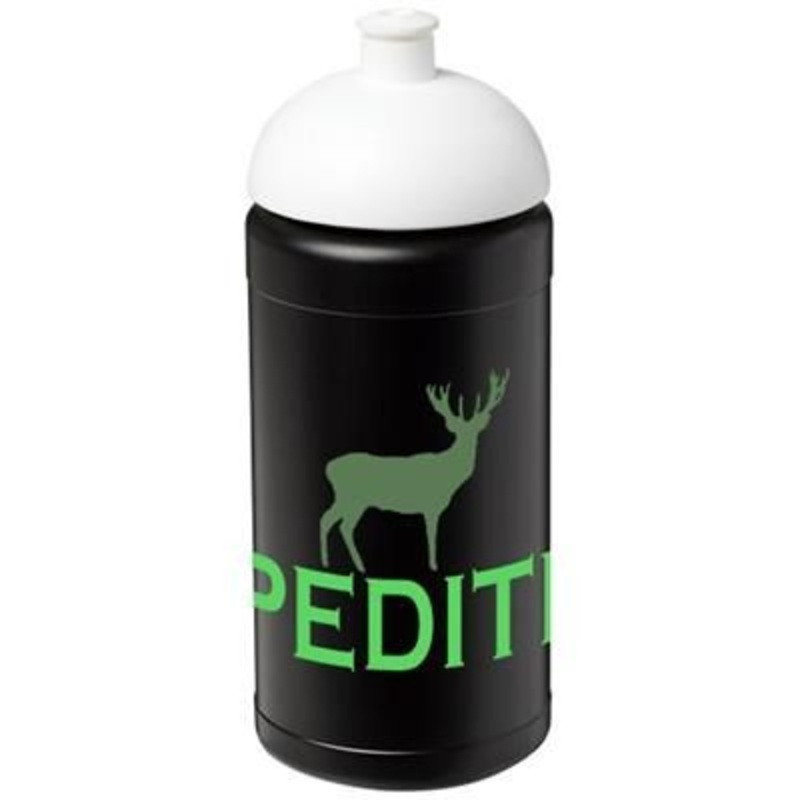 BASELINE PLUS 500 ML DOME LID SPORTS BOTTLE in Black Solid-white Solid – Promise Promo