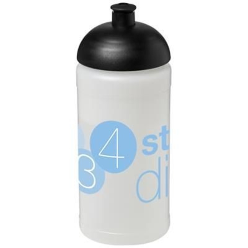 BASELINE PLUS 500 ML DOME LID SPORTS BOTTLE in Transparent-black Solid – Promise Promo