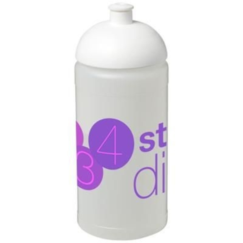 BASELINE PLUS 500 ML DOME LID SPORTS BOTTLE in Transparent-white Solid – Promise Promo