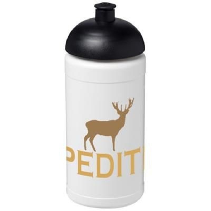 BASELINE PLUS 500 ML DOME LID SPORTS BOTTLE in White Solid-black Solid – Promise Promo