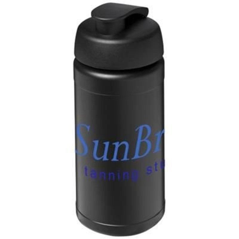 BASELINE PLUS 500 ML FLIP LID SPORTS BOTTLE in Black Solid – Promise Promo