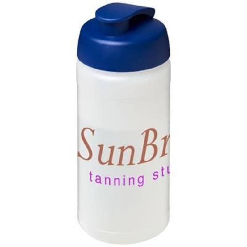 BASELINE PLUS 500 ML FLIP LID SPORTS BOTTLE in Transparent-blue – Promise Promo