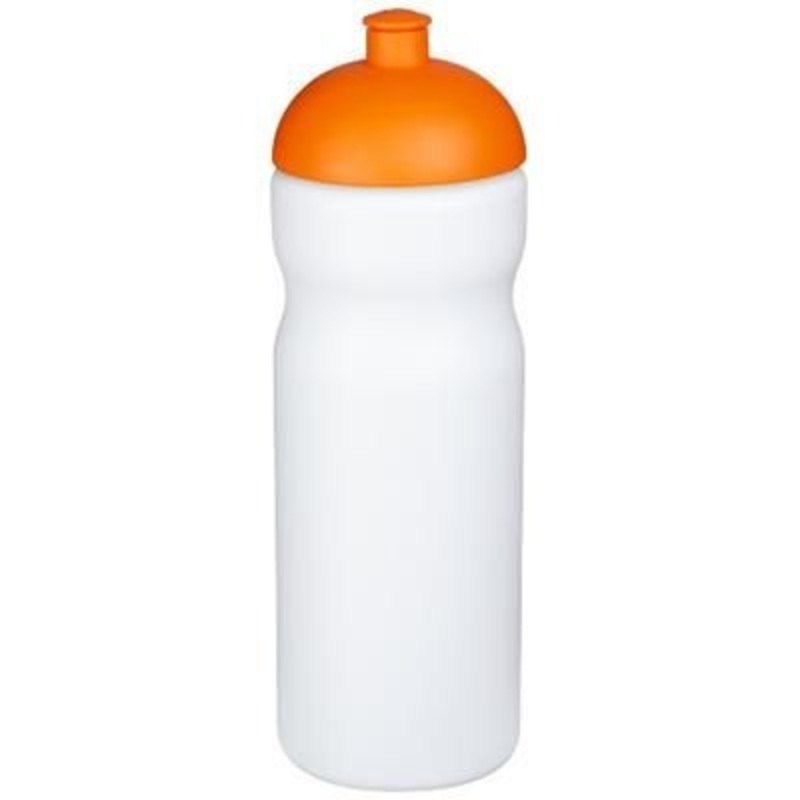 BASELINE PLUS 650 ML DOME LID SPORTS BOTTLE in White Solid-orange – Promise Promo