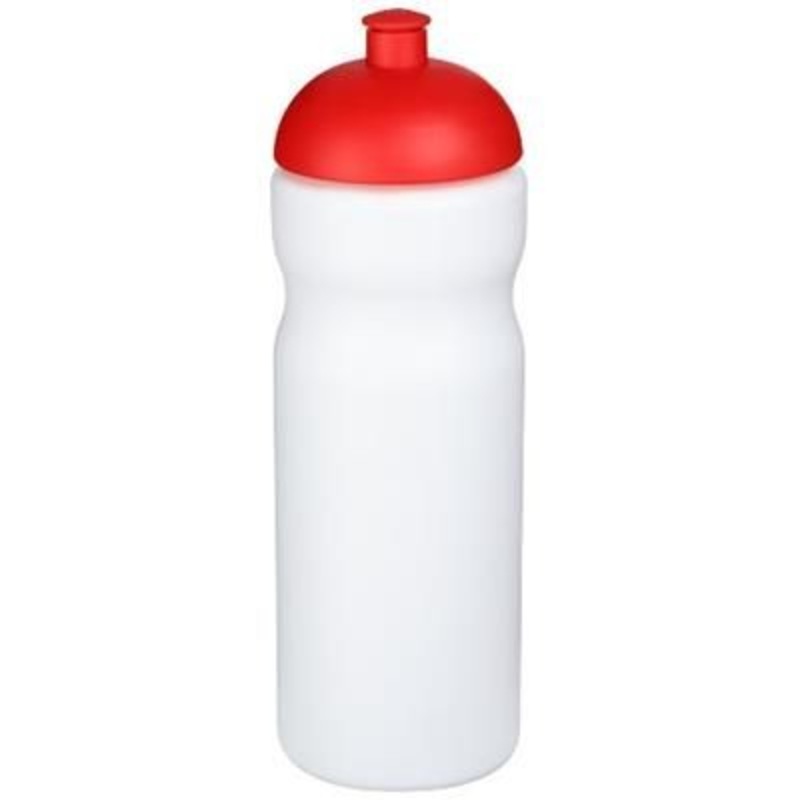BASELINE PLUS 650 ML DOME LID SPORTS BOTTLE in White Solid-red – Promise Promo