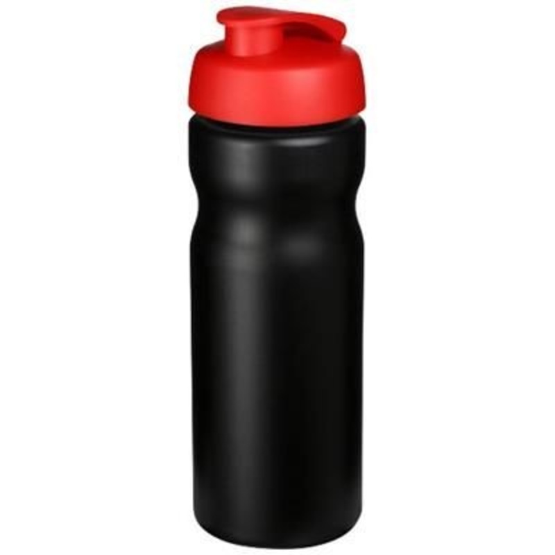 BASELINE PLUS 650 ML FLIP LID SPORTS BOTTLE in Black Solid-red – Promise Promo