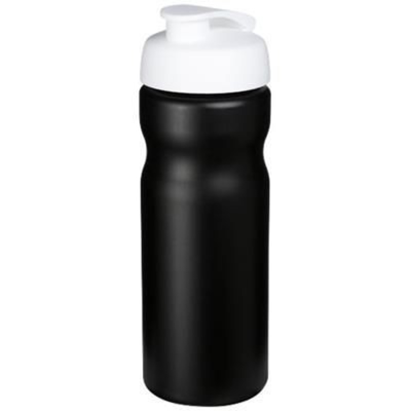 BASELINE PLUS 650 ML FLIP LID SPORTS BOTTLE in Black Solid-white Solid – Promise Promo