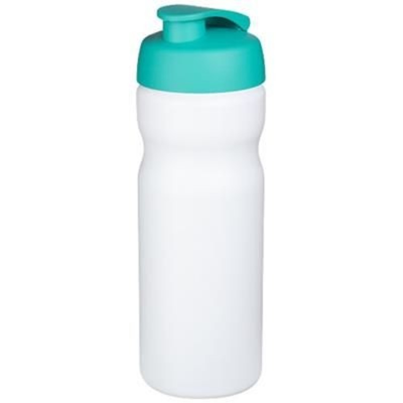 BASELINE PLUS 650 ML FLIP LID SPORTS BOTTLE in White Solid-aqua – Promise Promo