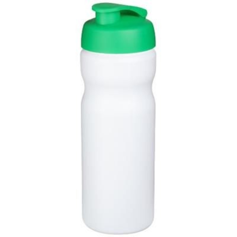 BASELINE PLUS 650 ML FLIP LID SPORTS BOTTLE in White Solid-green – Promise Promo