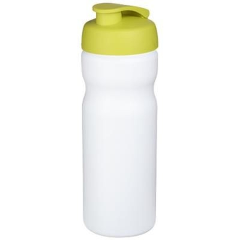 BASELINE PLUS 650 ML FLIP LID SPORTS BOTTLE in White Solid-lime – Promise Promo