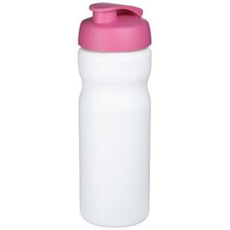 BASELINE PLUS 650 ML FLIP LID SPORTS BOTTLE in White Solid-pink – Promise Promo