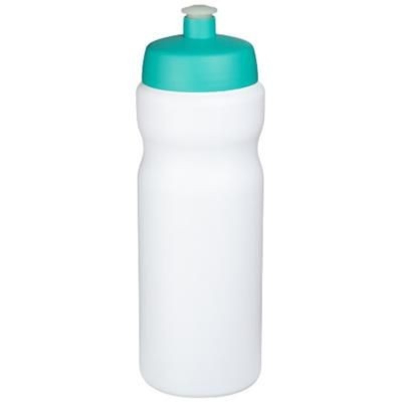 BASELINE PLUS 650 ML SPORTS BOTTLE in White Solid-aqua – Promise Promo
