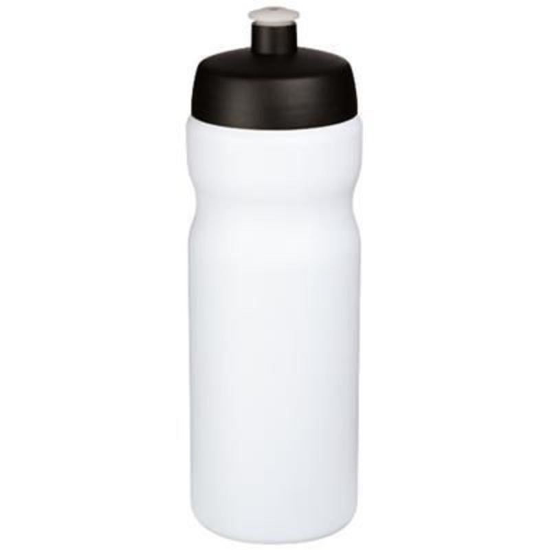 BASELINE PLUS 650 ML SPORTS BOTTLE in White Solid-black Solid – Promise Promo