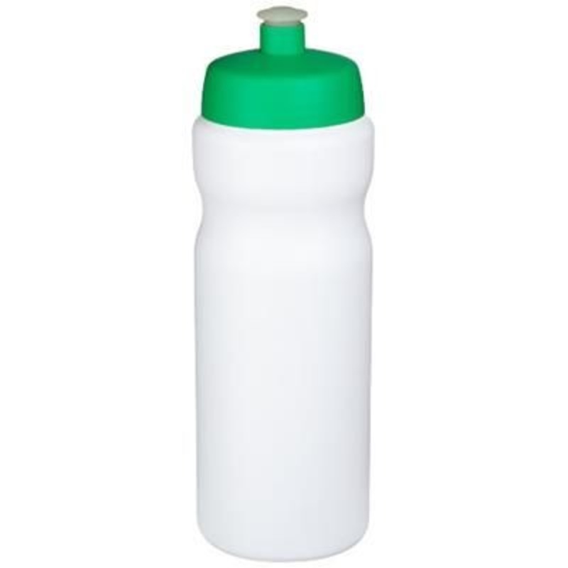 BASELINE PLUS 650 ML SPORTS BOTTLE in White Solid-green – Promise Promo