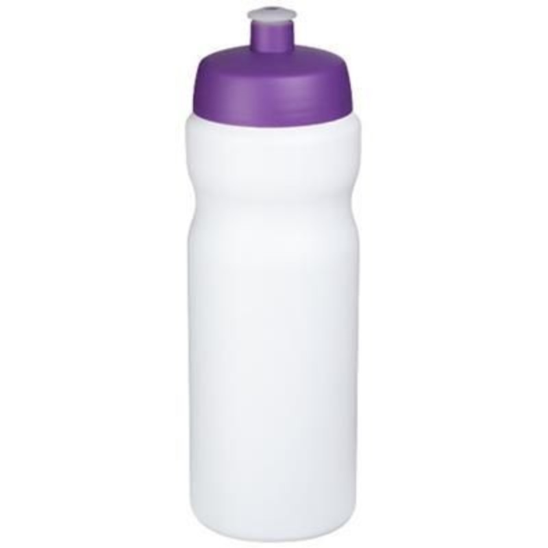 BASELINE PLUS 650 ML SPORTS BOTTLE in White Solid-purple – Promise Promo