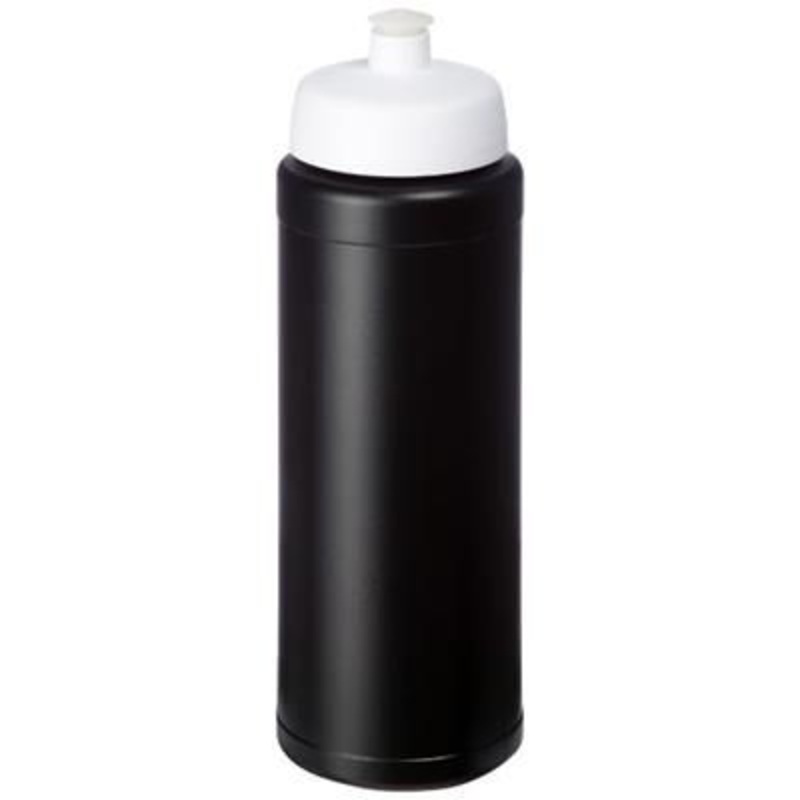 BASELINE PLUS 750 ML BOTTLE with Sports Lid in Black Solid-white Solid – Promise Promo