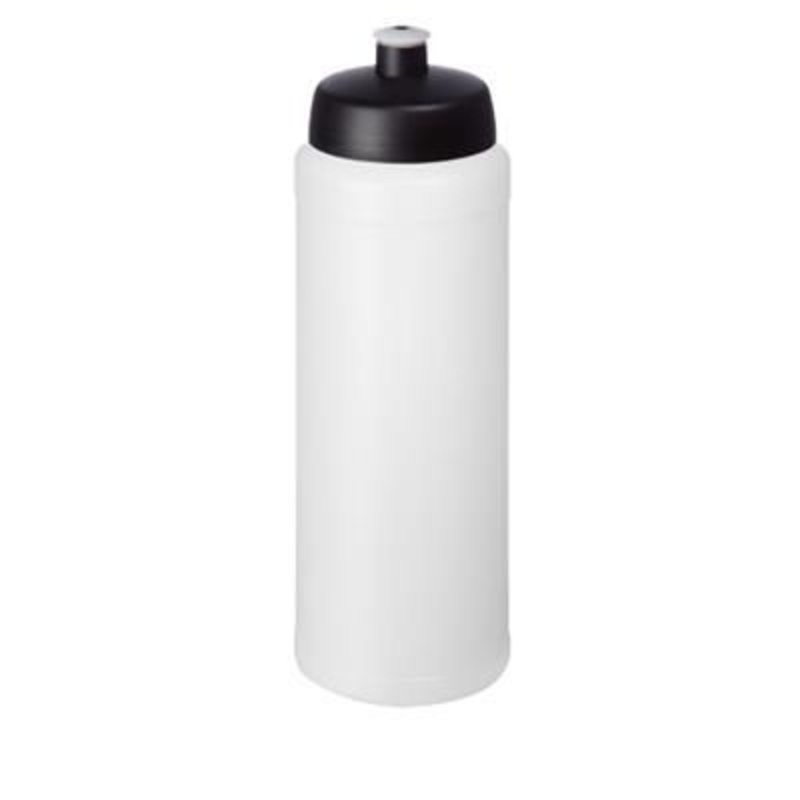 BASELINE PLUS 750 ML BOTTLE with Sports Lid in Transparent-black Solid – Promise Promo