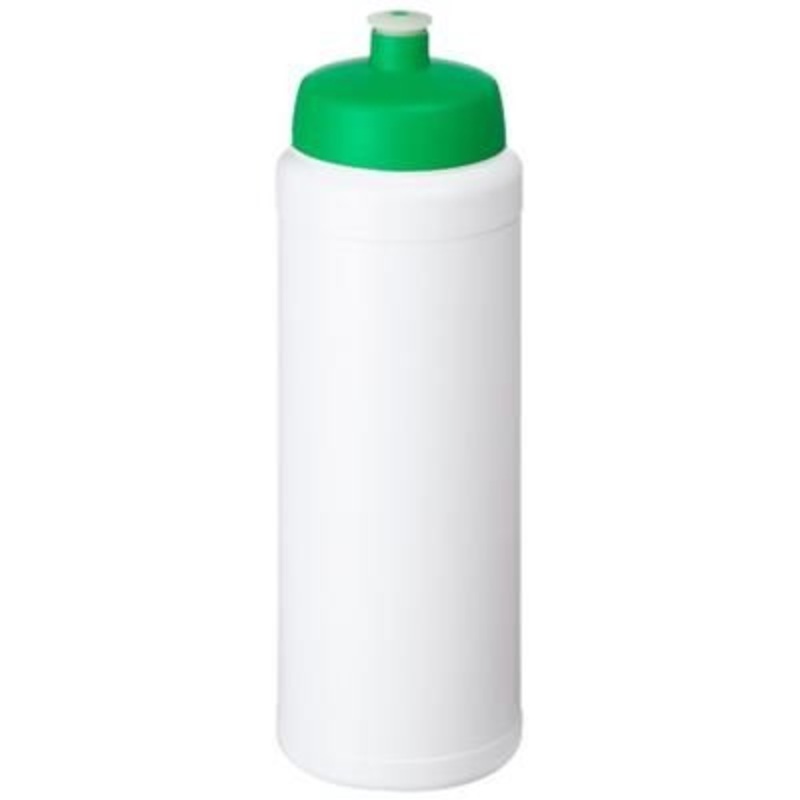 BASELINE PLUS 750 ML BOTTLE with Sports Lid in White Solid-green – Promise Promo
