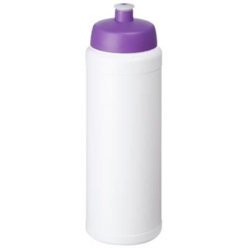 BASELINE PLUS 750 ML BOTTLE with Sports Lid in White Solid-purple – Promise Promo