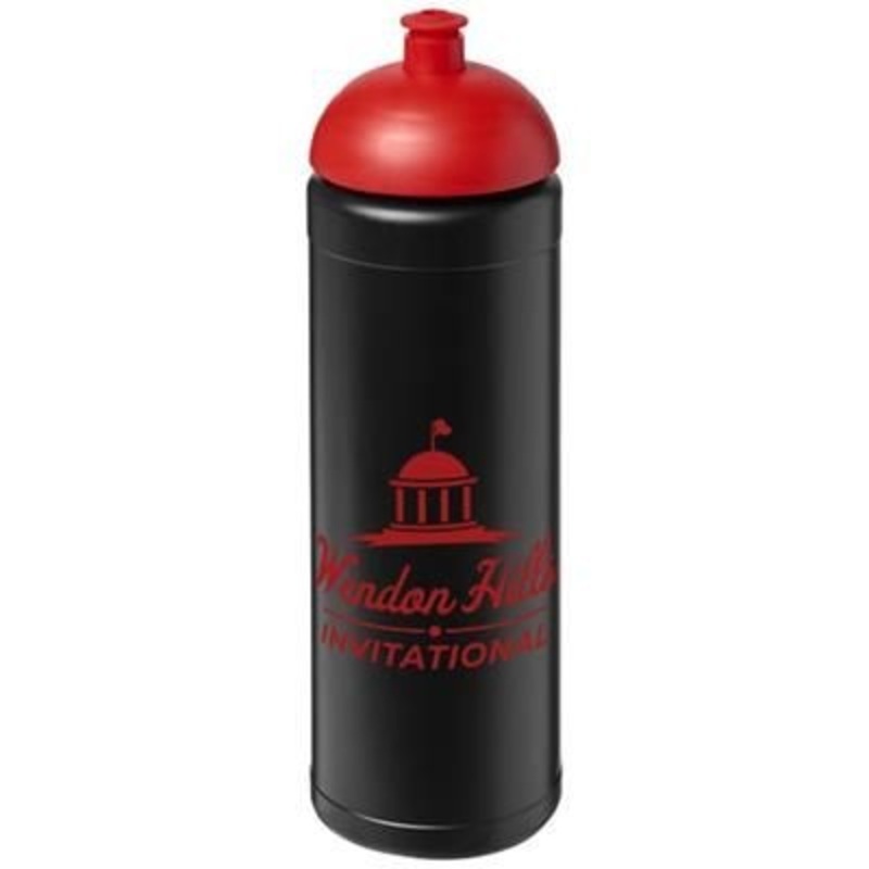 BASELINE PLUS 750 ML DOME LID SPORTS BOTTLE in Black Solid-red – Promise Promo