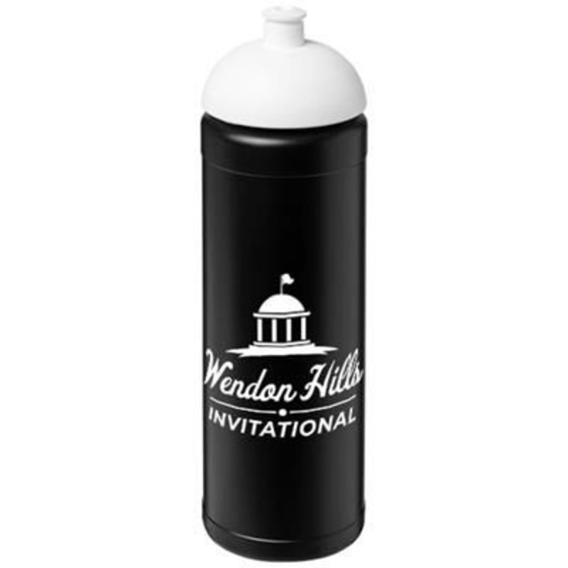 BASELINE PLUS 750 ML DOME LID SPORTS BOTTLE in Black Solid-white Solid – Promise Promo