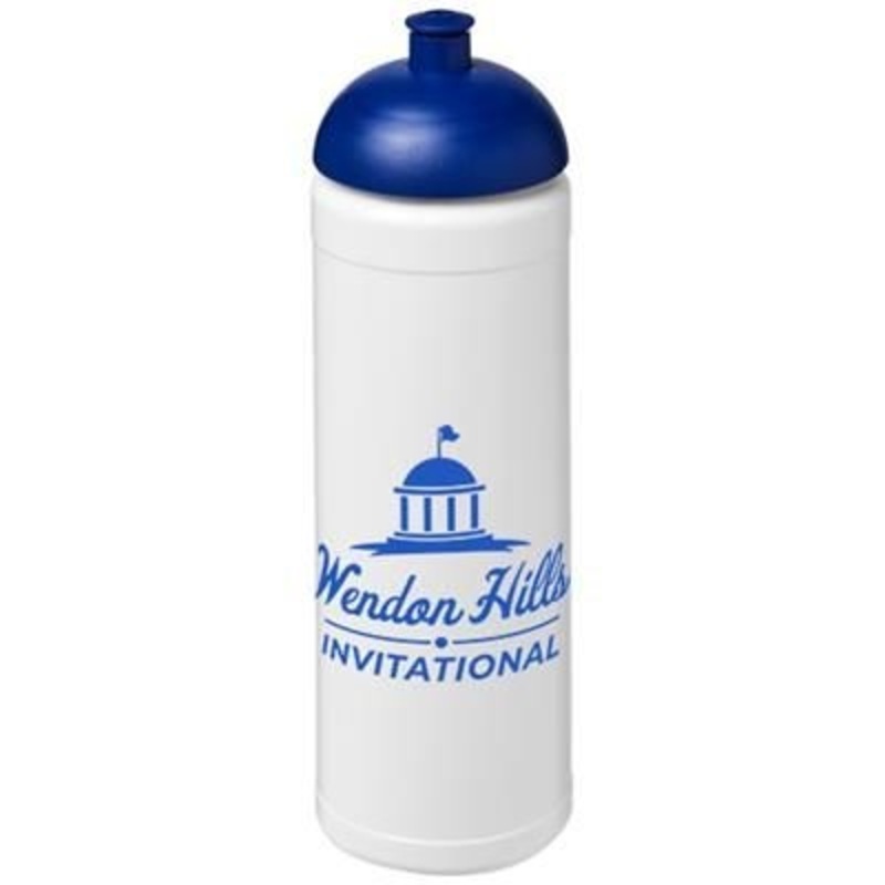 BASELINE PLUS 750 ML DOME LID SPORTS BOTTLE in White Solid-blue – Promise Promo