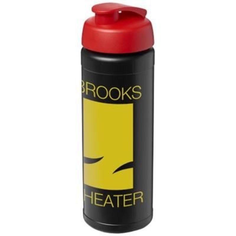 BASELINE PLUS 750 ML FLIP LID SPORTS BOTTLE in Black Solid-red – Promise Promo
