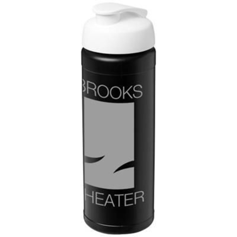 BASELINE PLUS 750 ML FLIP LID SPORTS BOTTLE in Black Solid-white Solid – Promise Promo