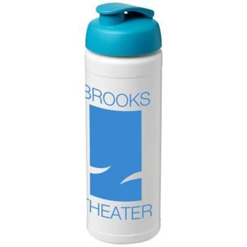BASELINE PLUS 750 ML FLIP LID SPORTS BOTTLE in White Solid-aqua – Promise Promo