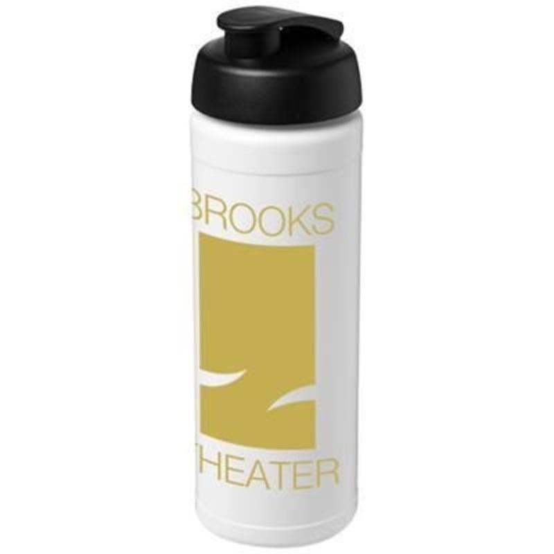 BASELINE PLUS 750 ML FLIP LID SPORTS BOTTLE in White Solid-black Solid – Promise Promo