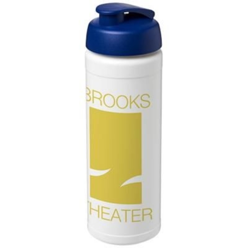 BASELINE PLUS 750 ML FLIP LID SPORTS BOTTLE in White Solid-blue – Promise Promo