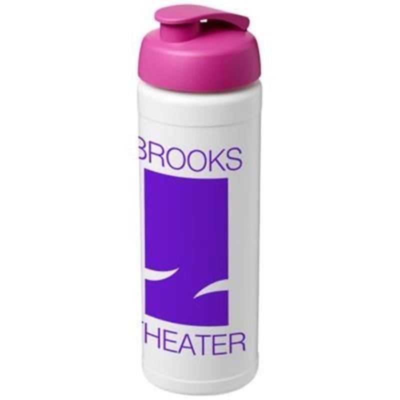BASELINE PLUS 750 ML FLIP LID SPORTS BOTTLE in White Solid-pink – Promise Promo