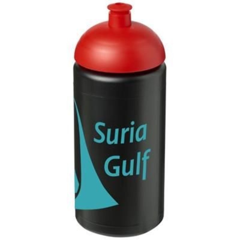 BASELINE PLUS GRIP 500 ML DOME LID SPORTS BOTTLE in Black Solid-red – Promise Promo