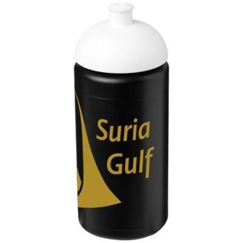 BASELINE PLUS GRIP 500 ML DOME LID SPORTS BOTTLE in Black Solid-white Solid – Promise Promo