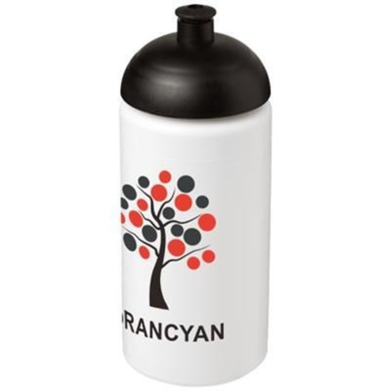 BASELINE PLUS GRIP 500 ML DOME LID SPORTS BOTTLE in White Solid-black Solid – Promise Promo