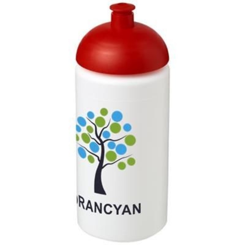 BASELINE PLUS GRIP 500 ML DOME LID SPORTS BOTTLE in White Solid-red – Promise Promo