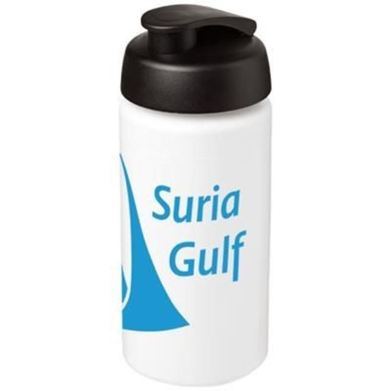 BASELINE PLUS GRIP 500 ML FLIP LID SPORTS BOTTLE in White Solid-black Solid – Promise Promo