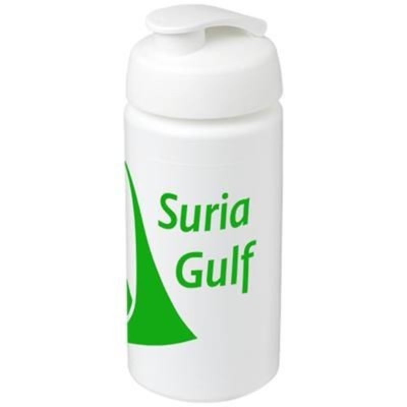 BASELINE PLUS GRIP 500 ML FLIP LID SPORTS BOTTLE in White Solid – Promise Promo