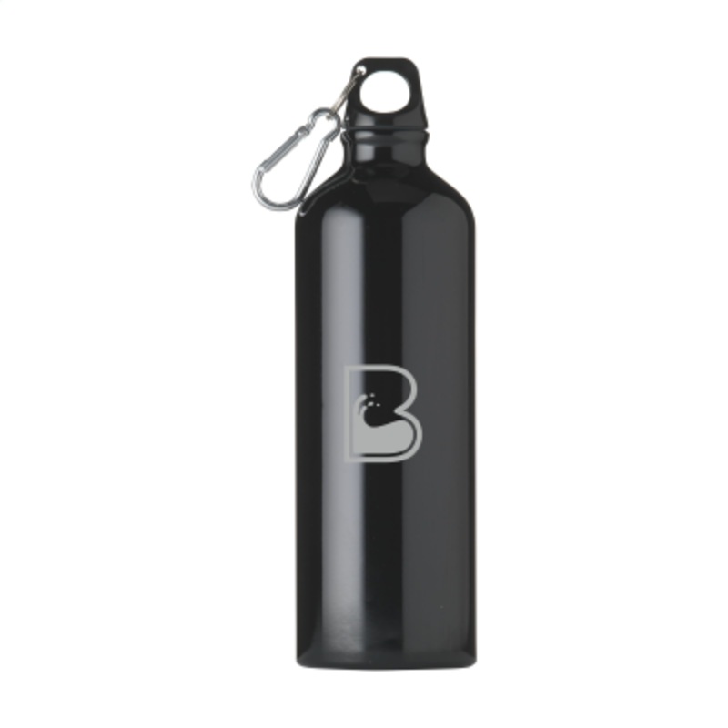 ALUMAXI 750 ML ALUMINIUM METAL WATER BOTTLE in Black – Promise Promo