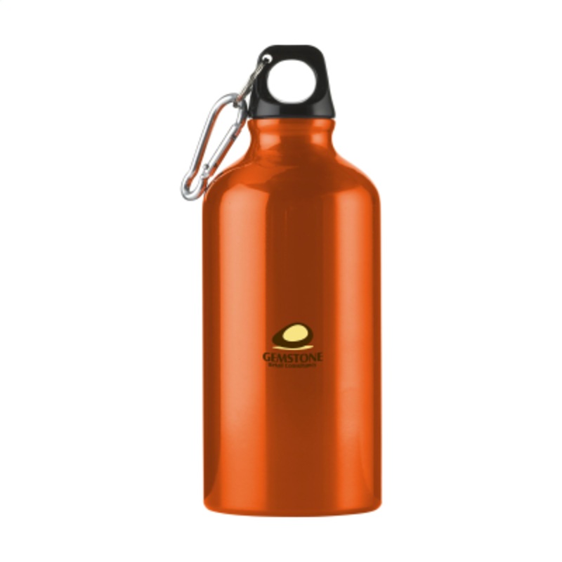 ALUMINI 500 ML ALUMINIUM METAL WATER BOTTLE in Orange – Promise Promo