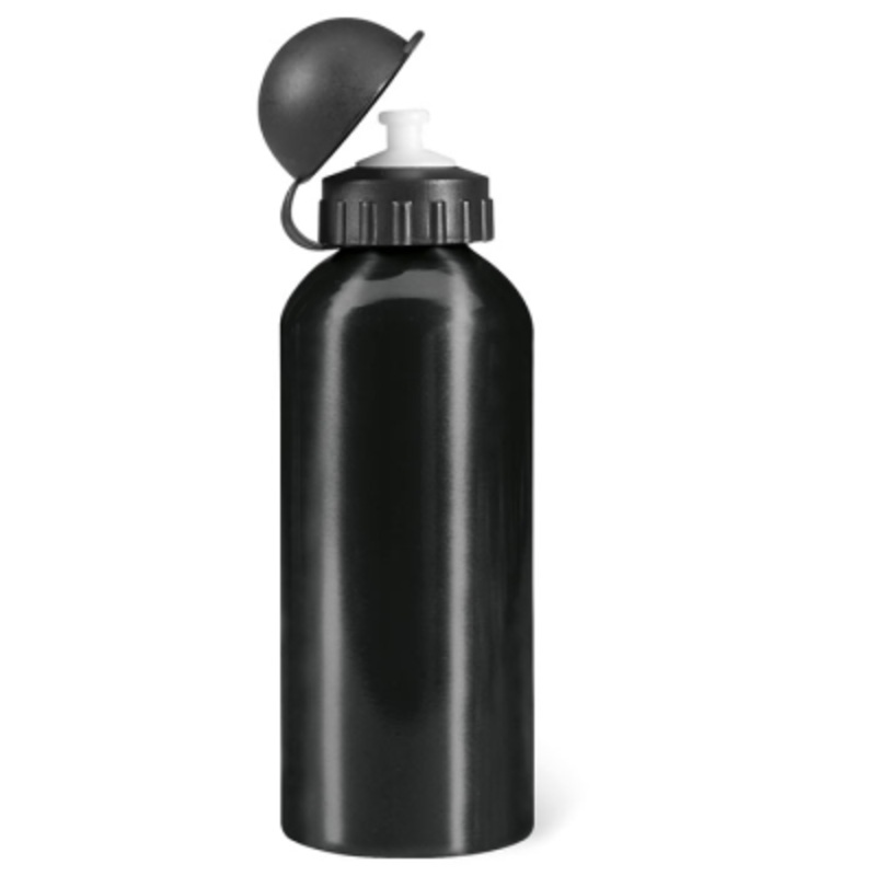 ALUMINIUM METAL BOTTLE 600 ML in Black – Promise Promo