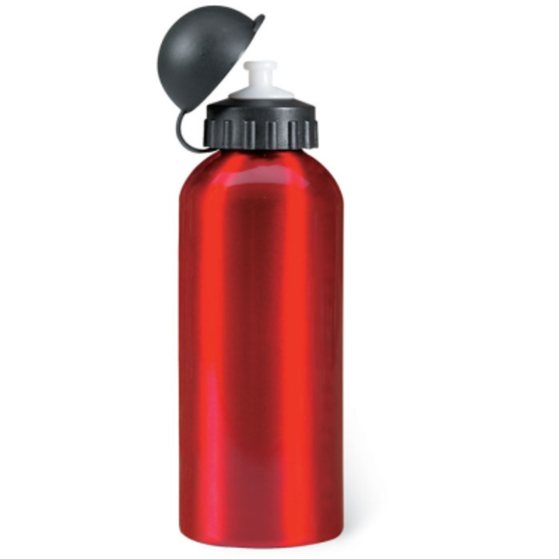 ALUMINIUM METAL BOTTLE 600 ML in Red – Promise Promo